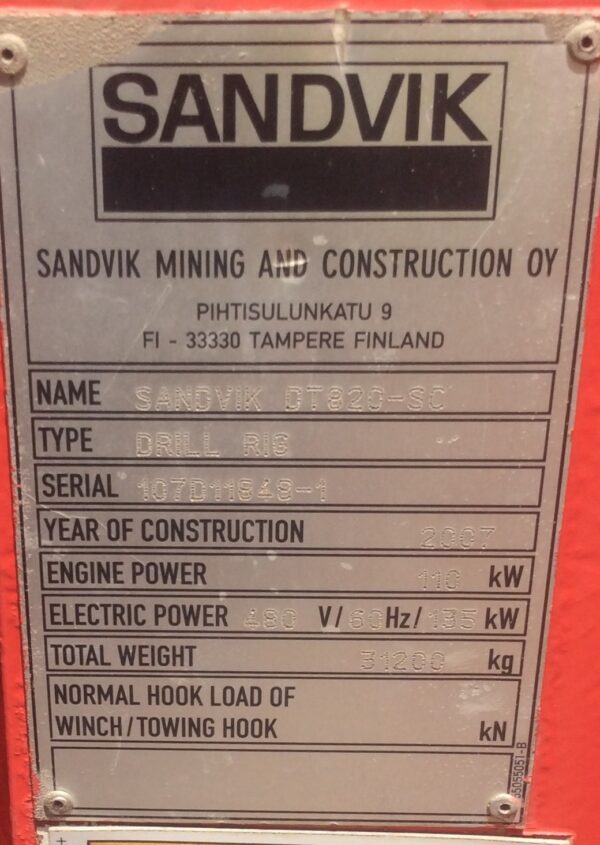 Sandvik DT820-SC - Image 5