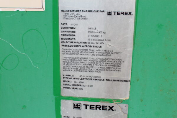 Terex RL-4000 Light Plant - Image 3