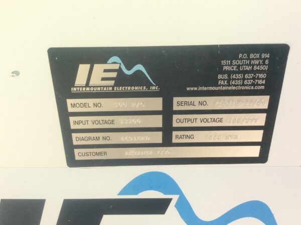 Power Center 500KVA - I/E Model 500 P/C - Image 2