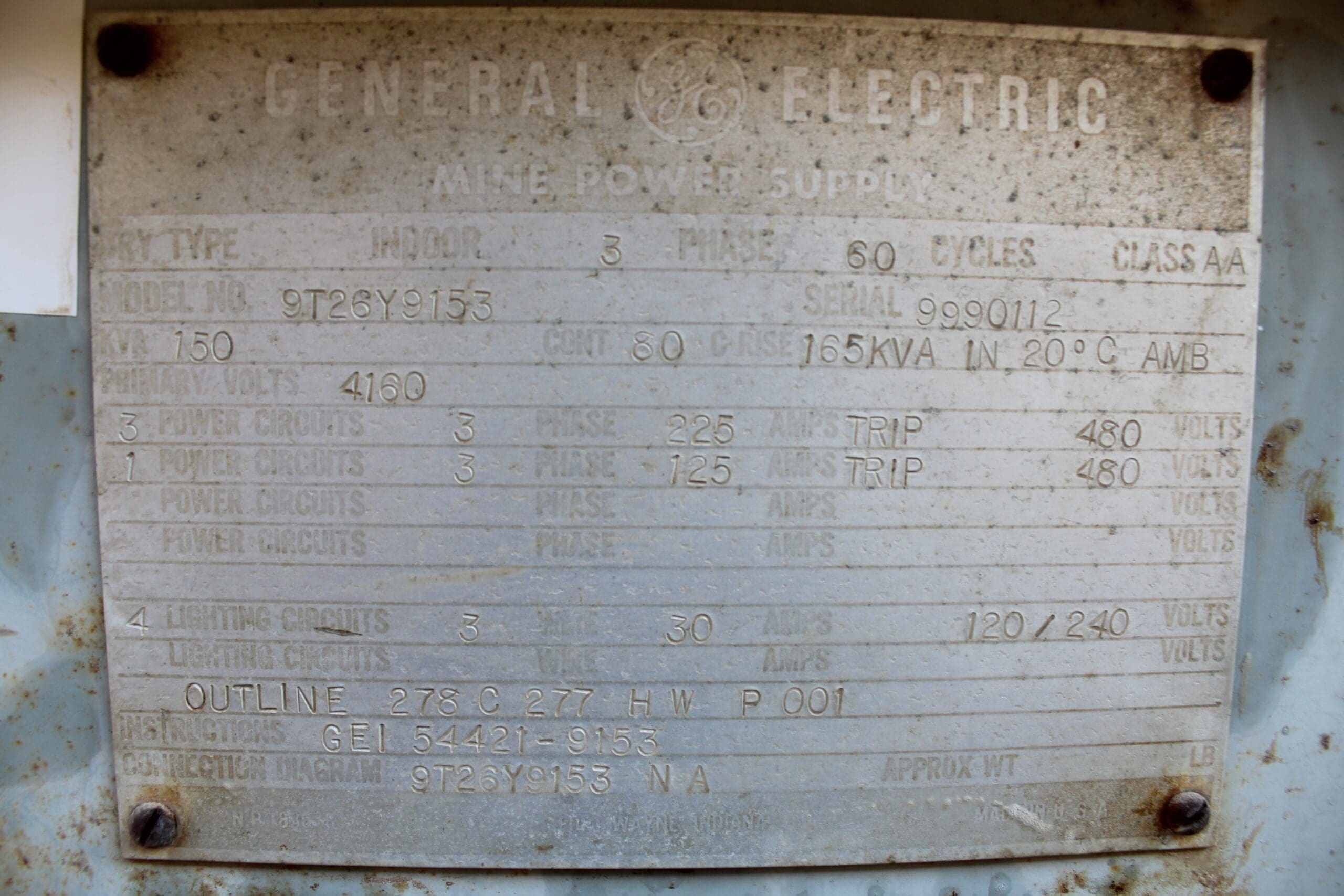 GE - 9T26Y9153 Transformer - Image 11