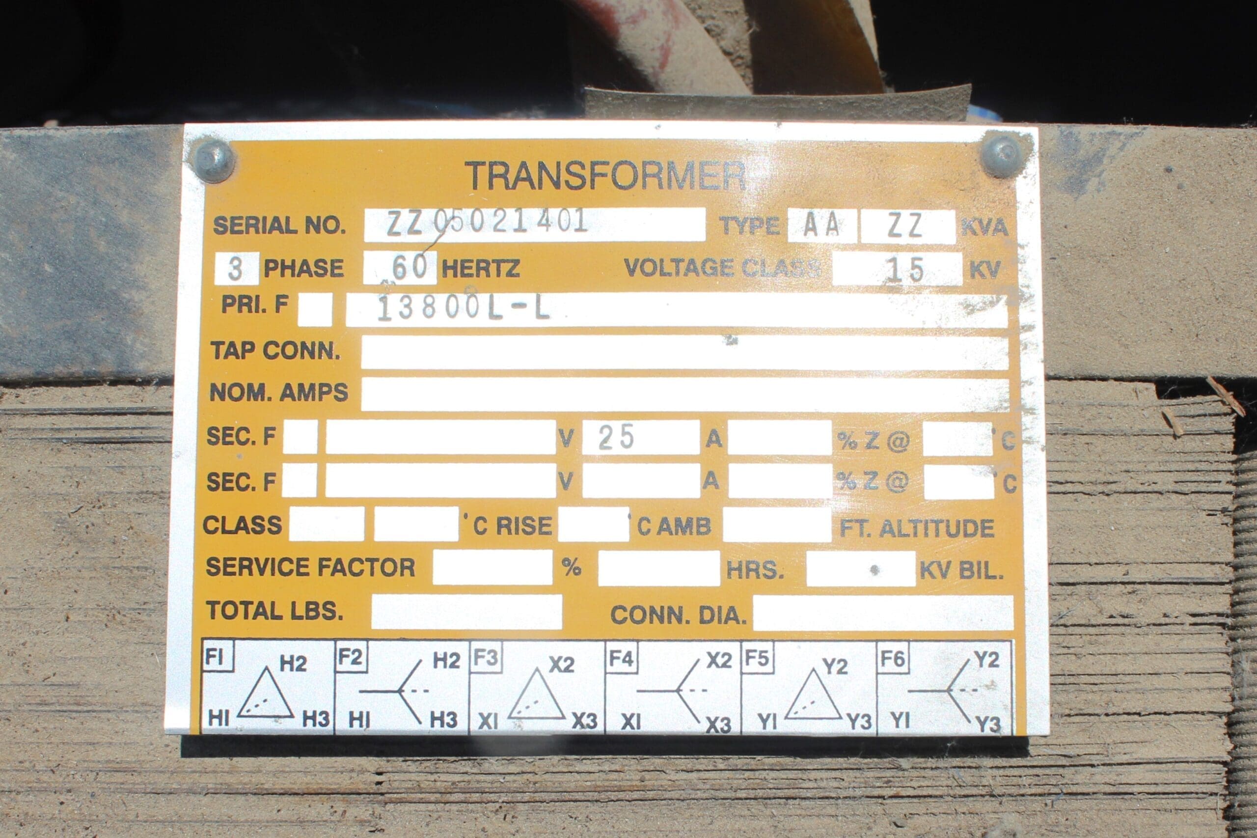 Medium Voltage Zig-Zag Transformer – 13.8 kV - Image 7