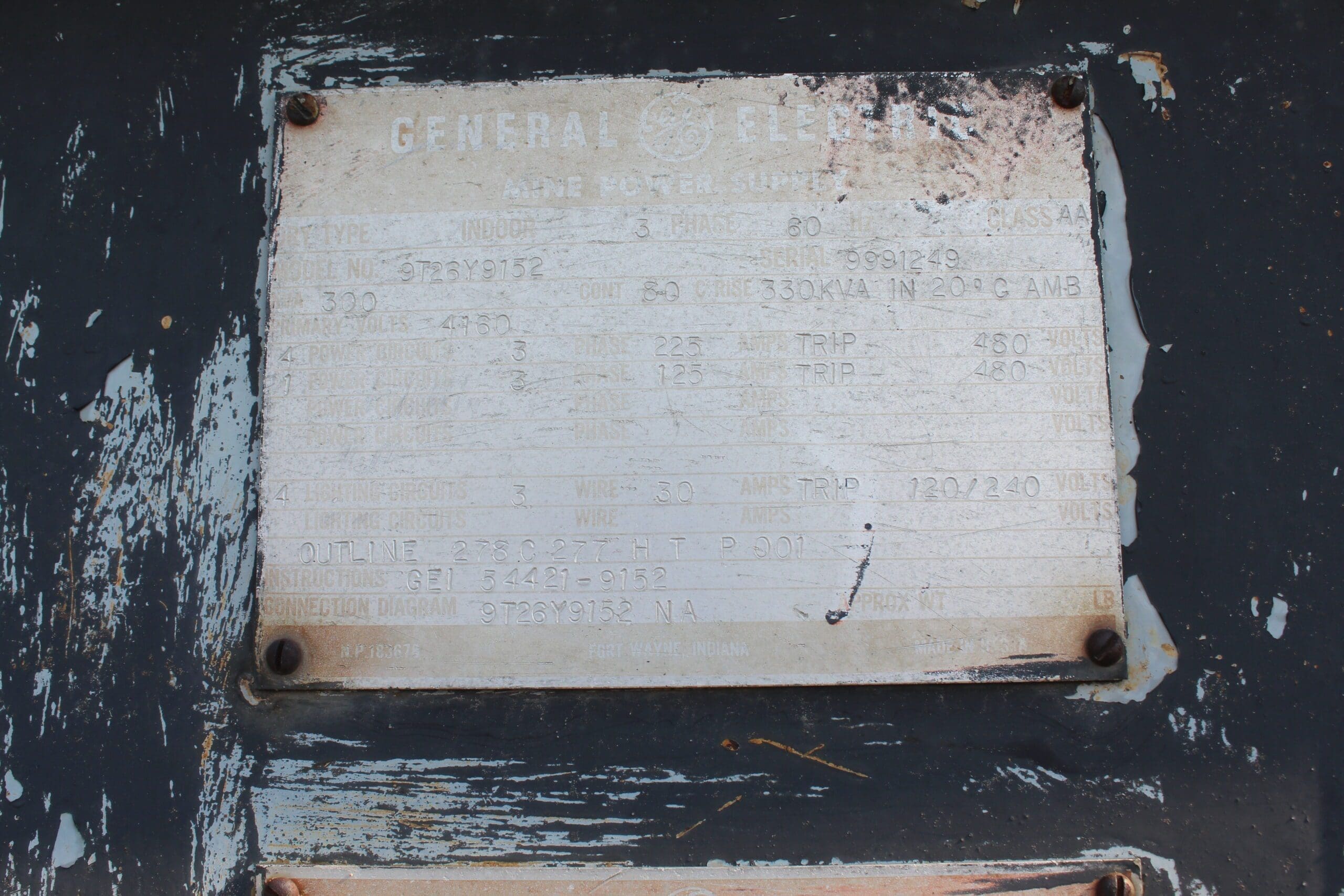 General Electric - Mine Power Center Model 9T26Y9152 Core - Image 9
