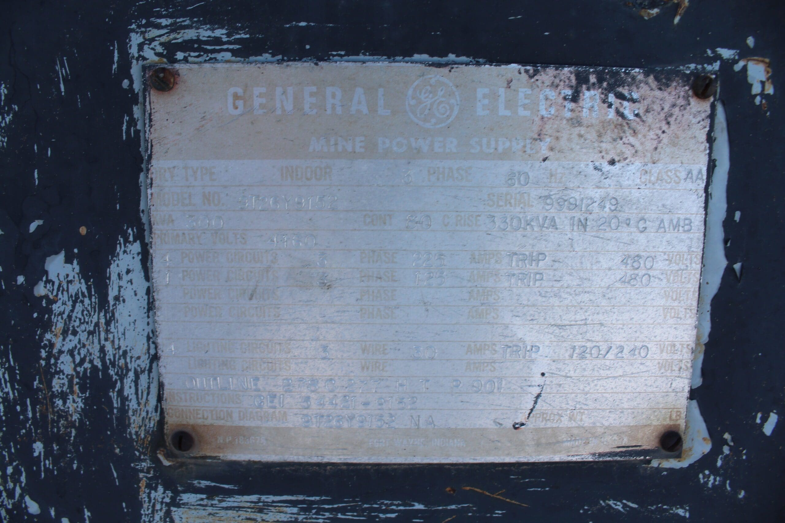 General Electric - Mine Power Center Model 9T26Y9152 Core - Image 11