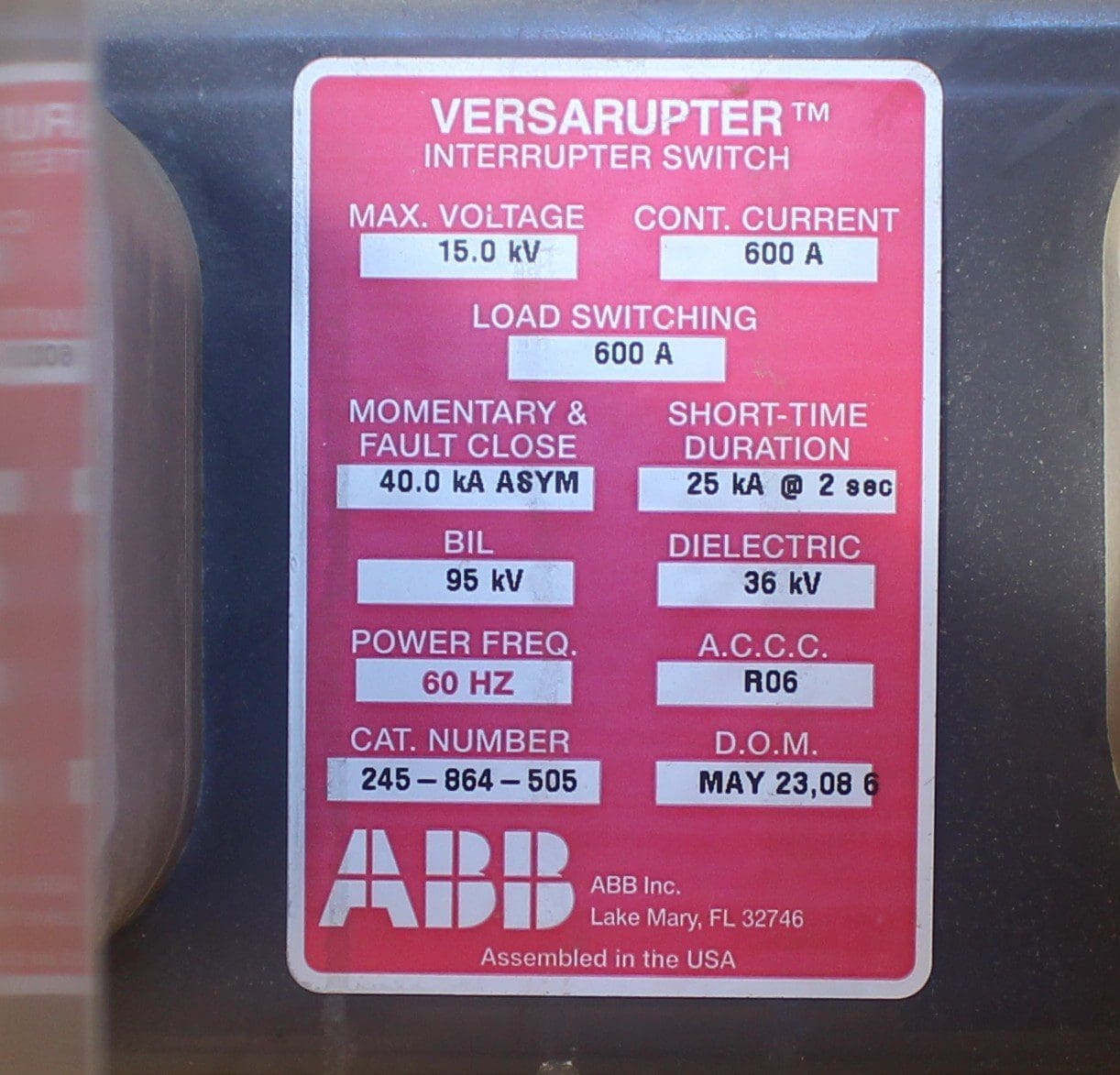American Electric Equipment Load Break Switches - Image 12