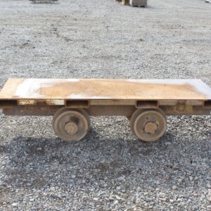 Flat Car with Fork Pockets