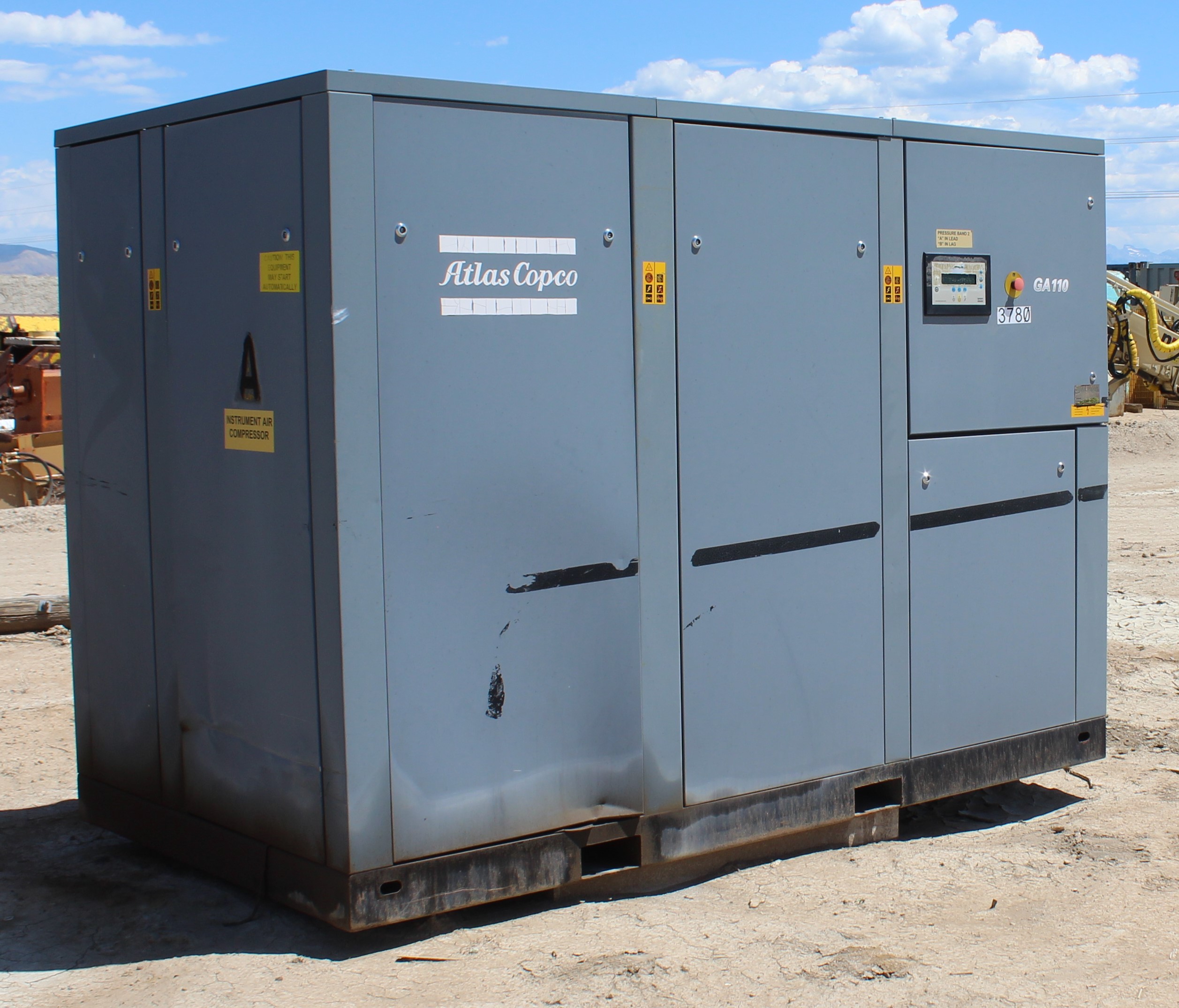 Atlas Copco GA 110 Air Compressor - Mining Equipment & Supply LLC